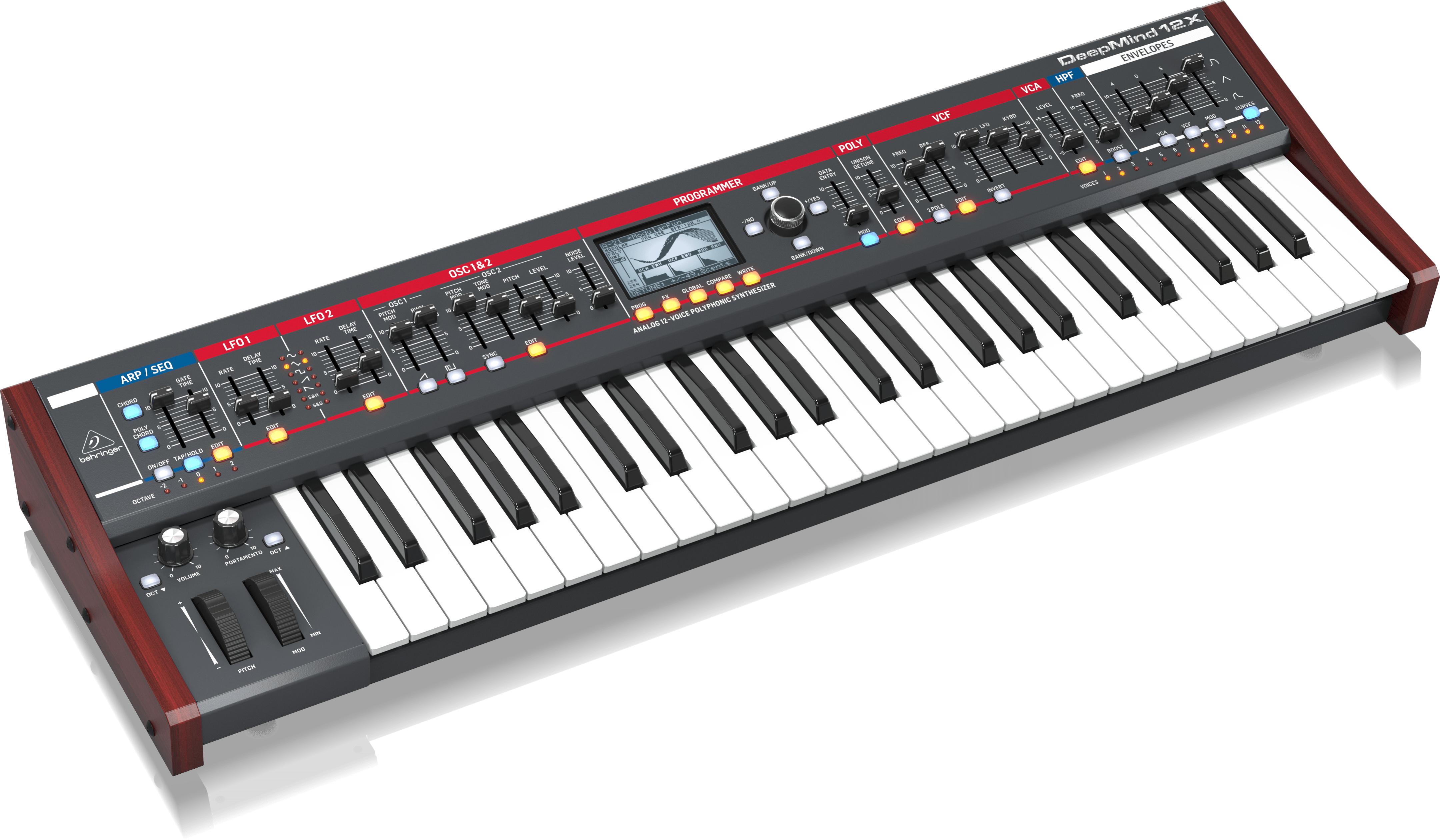 Behringer DeepMind 12 アナログシンセサイザー Behringer DeepMind 12X Synthesiser - Andertons Music Co